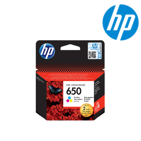 HP650Tri-colorOriginalInkAdvantageCartridge