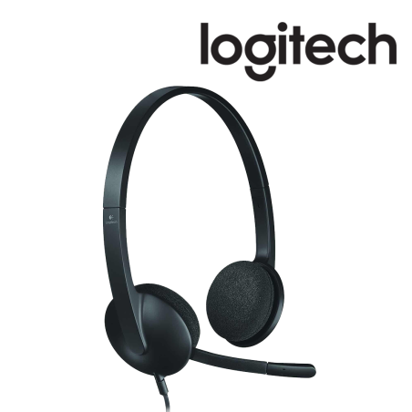 LOGITECH CASQUE  H340 USB Computer Headset - BLACK