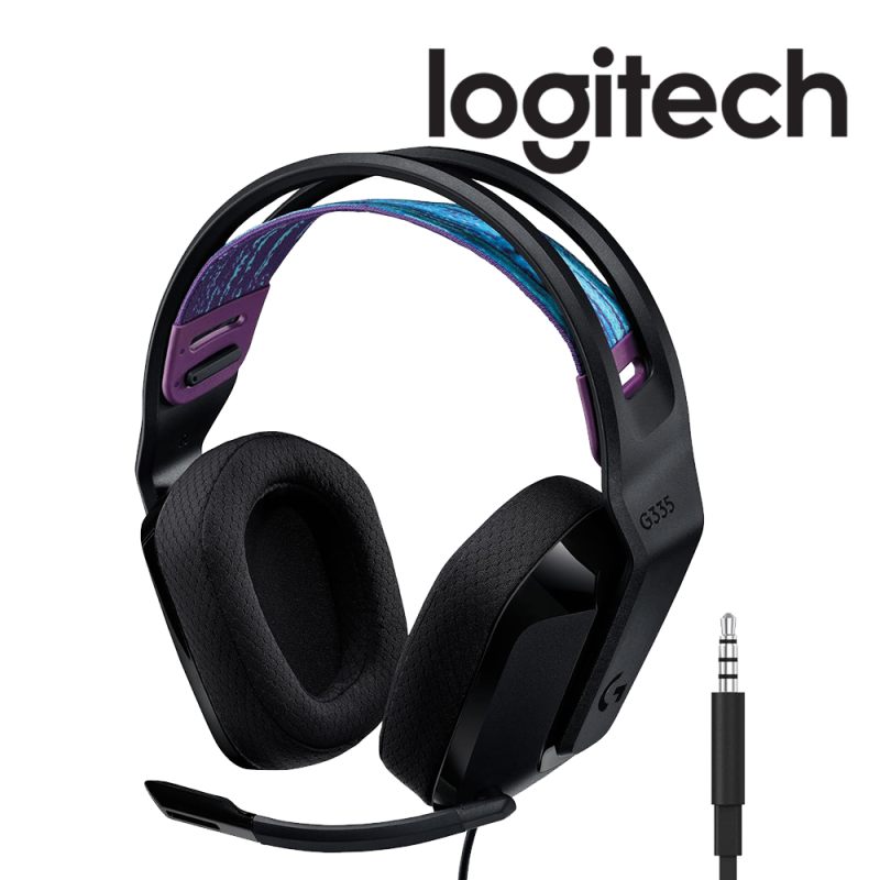 LOGITECH CASQUE GAMING - G335 Wired - BLACK - 3.5