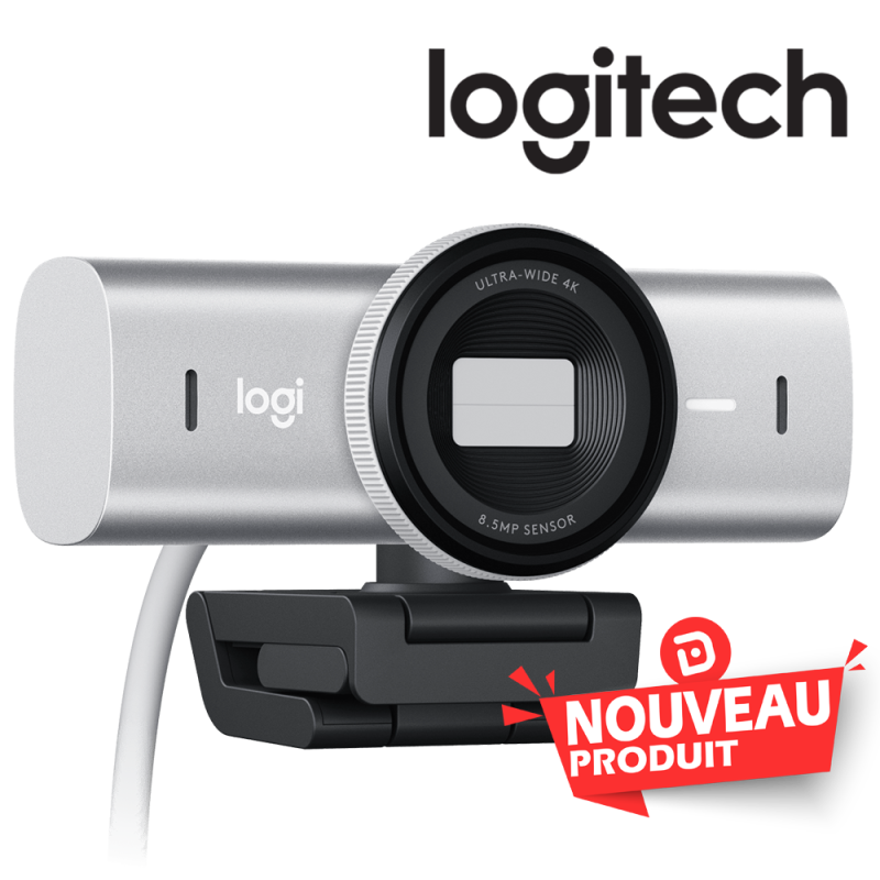 LOGITECH WEBCAM  MX Brio 4K Ultra HD PALE GREY