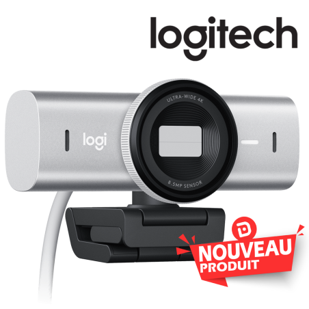 LOGITECH WEBCAM  MX Brio 4K Ultra HD PALE GREY