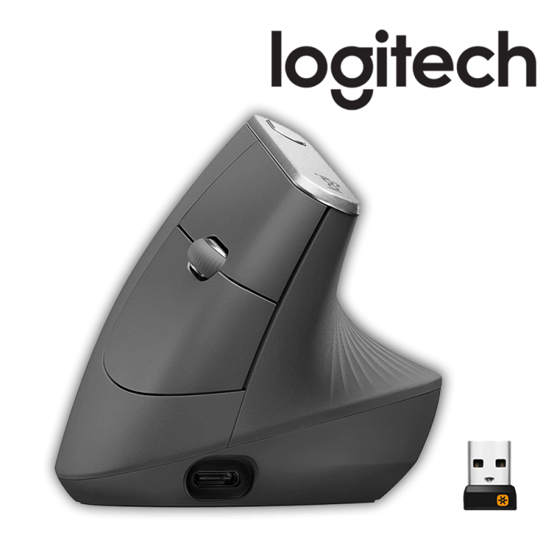 LOGITECH SOURIS MX Vertical Advanced Ergo GRAPHITE