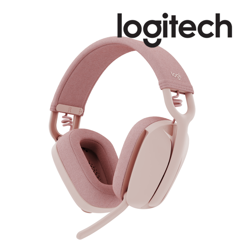 LOGITECH CASQUE Zone Vibe 100 Headphones - ROSE