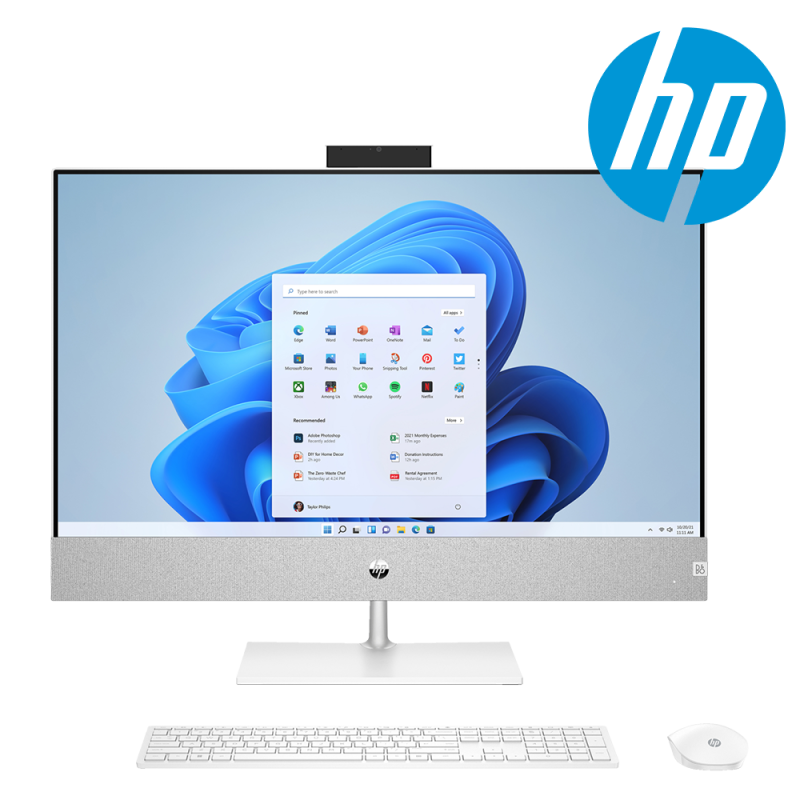 HP PAV AIO 27 i5 8GB 512SSD W11H 1Y