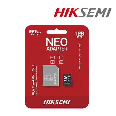 MICROSD HIKSEMI 128GB CLASS 10 V30 ADAPTER 7YW