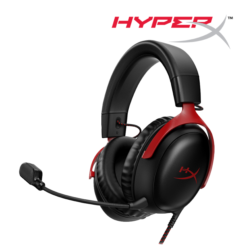 CASQUE HyperX Cloud III BLK RED - Gaming Headset.