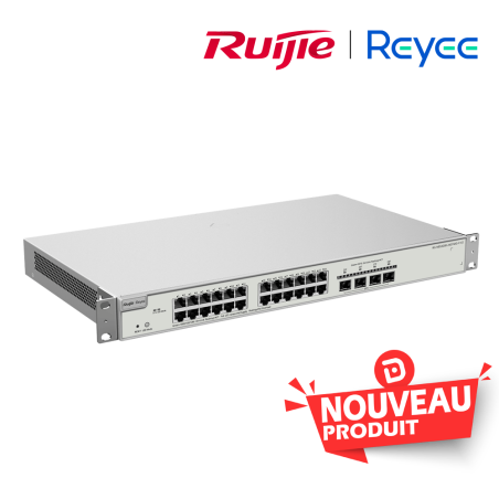Reyee Switch L2 24 Port Gb 24 PoE  4 SFP  10G 370W