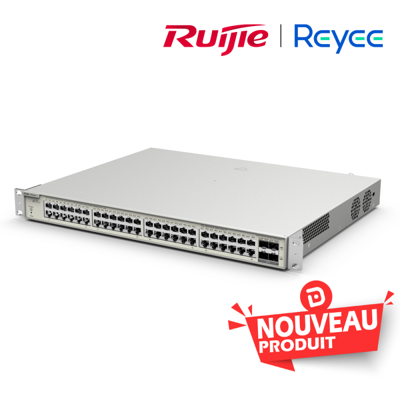 Reyee Switch L2 48 Port Gb 48 PoE  4 SFP  10G 370W