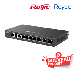 Reyee Routeur 10 Ports Gb  8 PoE  200Users 600Mbps