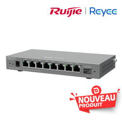 Reyee routeur 9 Ports Gb  1 SFP 600Mbps 200Users