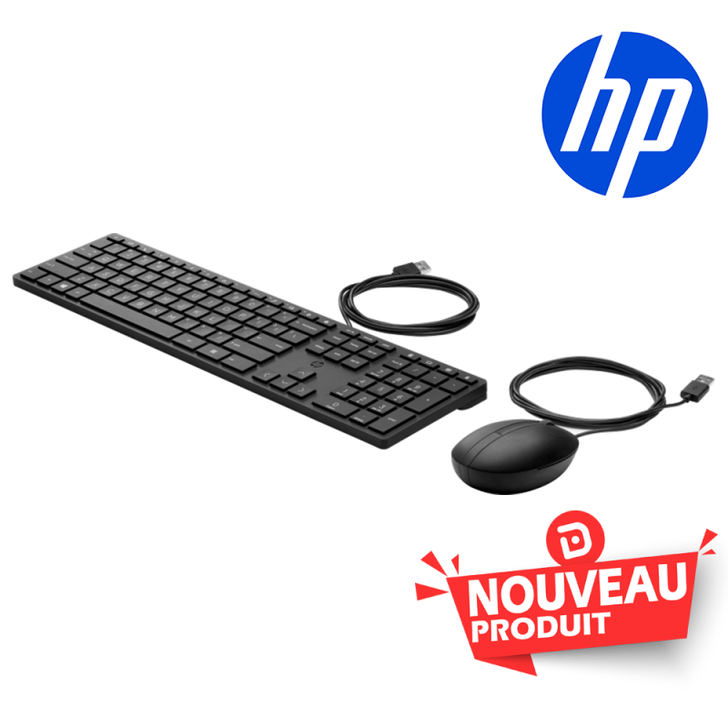 HP Wired Desktop 320MK Mouse and Keyboard NWAFR