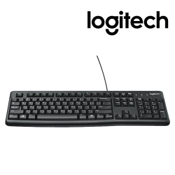 LOGITECH CLAVIER K120 Corded BLACK - US INT L USB 