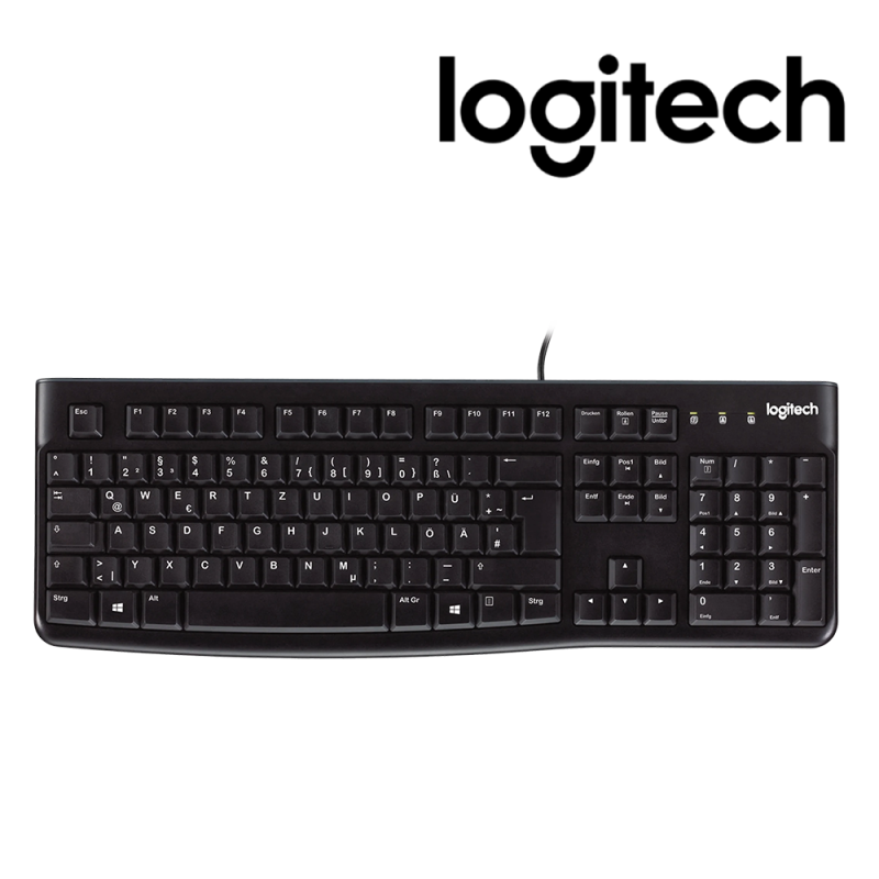 LOGITECH CLAVIER K120 Corded BLACK - ARA USB 