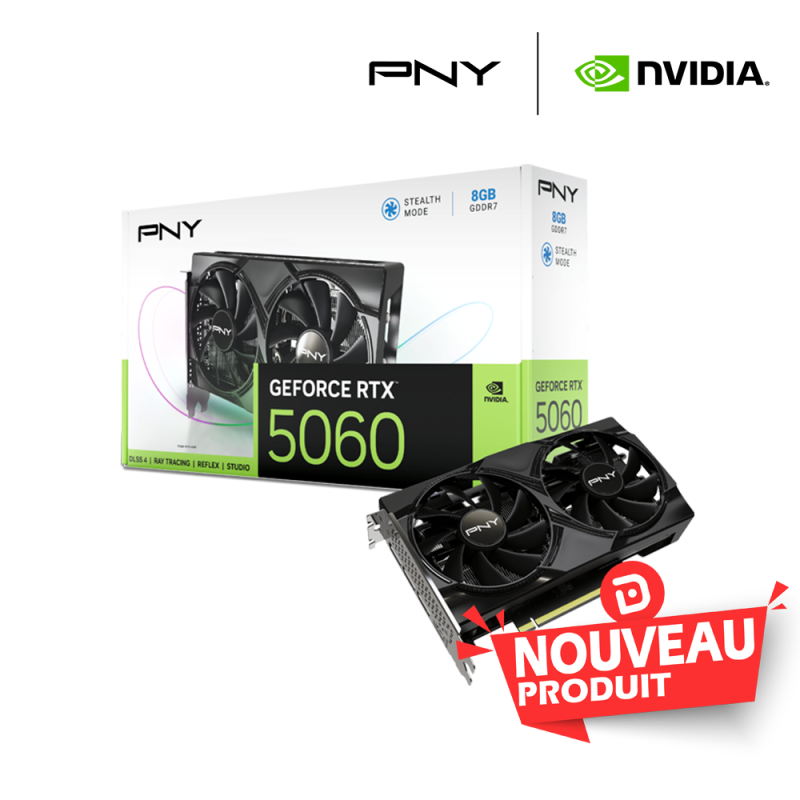 PNY GeForce RTX 5060  8GB  PCIE 5.0