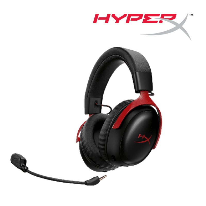 CASQUE HyperX Cloud III Wireless-Gaming Headst RED
