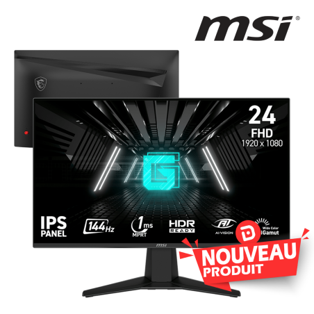 MSI  MONITEUR G242L E14 SINGLE 144Hz
