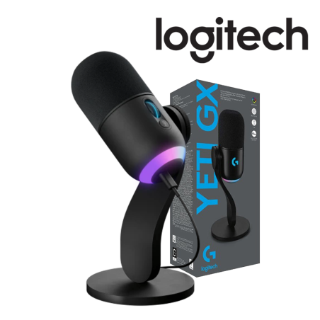 LOGITECH MICROPHONE Yeti GX Dynamic RGB Gaming BK