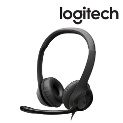LOGITECH CASQUE H390 Corded BLACK USB type C
