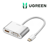 Ugreen Convertisseur USB-C to HDMI VGA Blanc