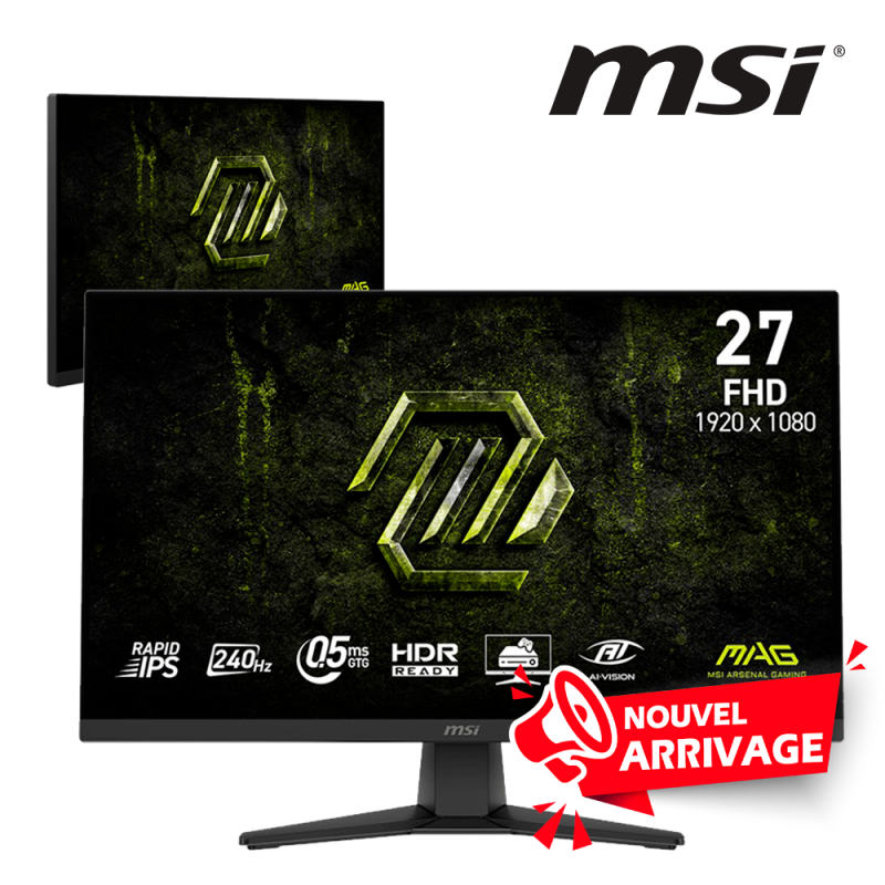 MSI MONITEUR MAG 272F X24 240Hz