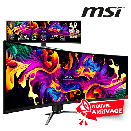 MSI MONITEUR INCURVE MPG 491CQPX QD-OLED