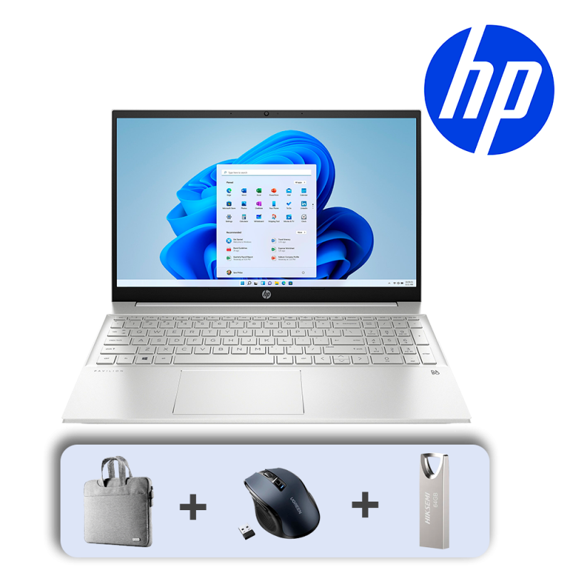 HP PAV 15 i5 8GB 512SSD W11H SILVER 1Y   BUNDLE