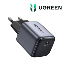 Ugreen 30W USB-C GaN Fast Charger EU Gris