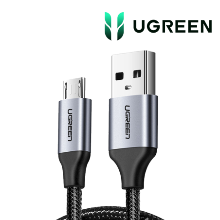 Ugreen 18W USB-A to Micro USB Cable 1.5M Gris