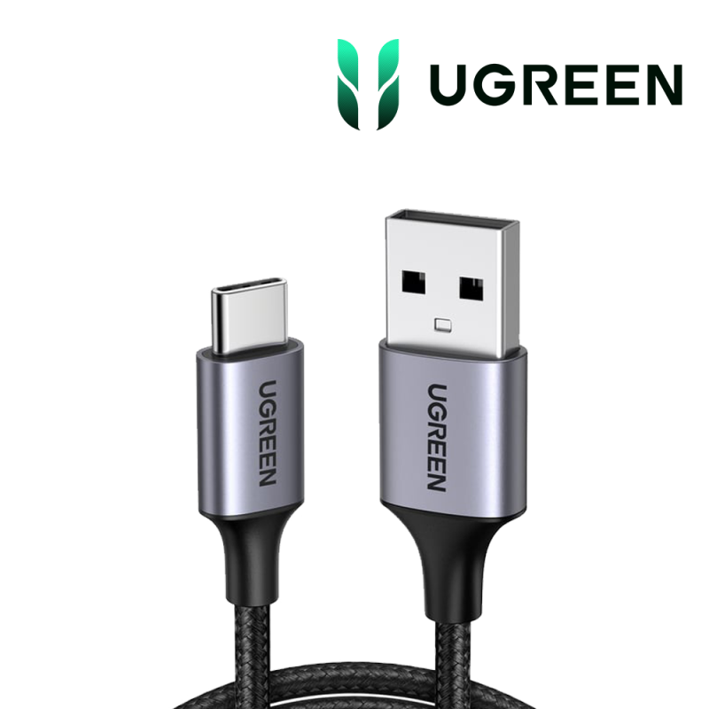 Ugreen USB-A to USB-C Cable 3A Noir 1m Tressé