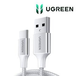 Ugreen USB-A 2.0 to USB-C Cable 1m Blanc