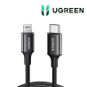 UGREEN CABLE USB-C TO LIGNTNING 2M BLACK 