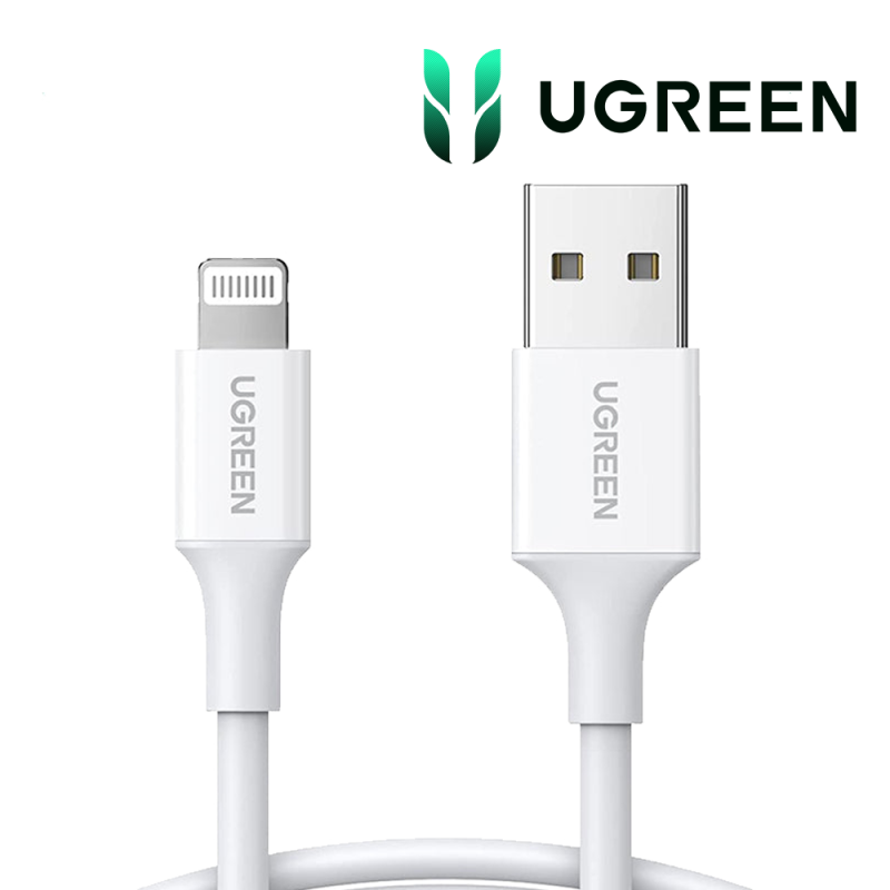 UGREEN CABLE USB-A TI LIGHTNING 2M WHITE 