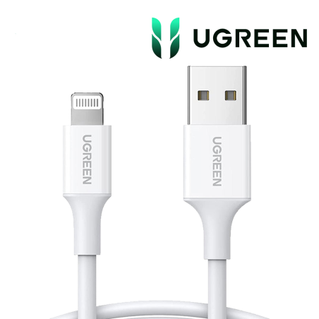 UGREEN CABLE USB-A TO LIGHTNING 1M WHITE 
