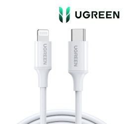 UGREEN CABLE USB-C TO LIGHTNING 1M WHITE 