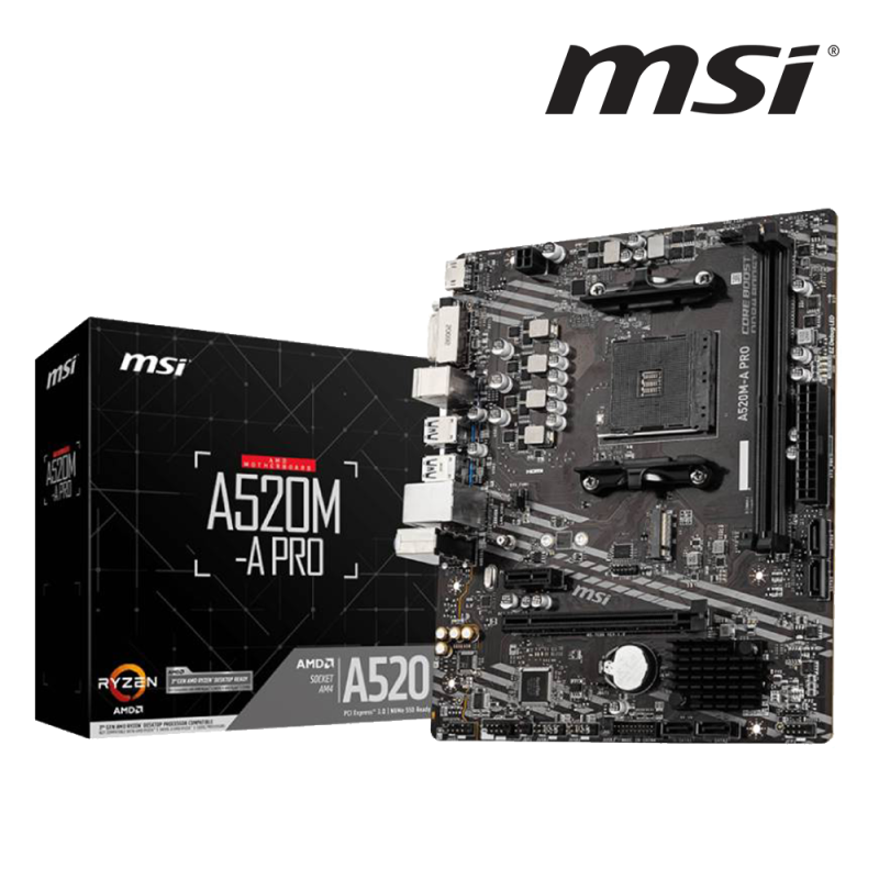 MSI CARTE MERE A520M-A PRO