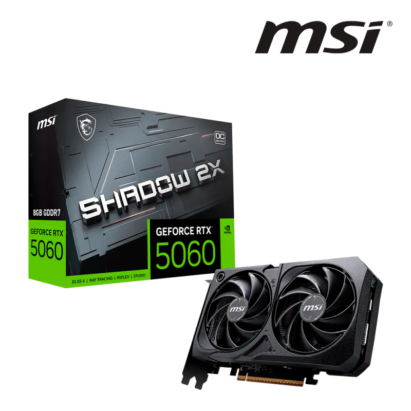 MSI CG GeForce RTX 5060 8G SHADOW 2X OC BULK