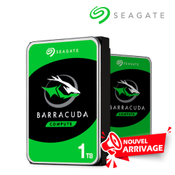 DISQUE DUR SEAGATE BARRACUDA 1T 3.5