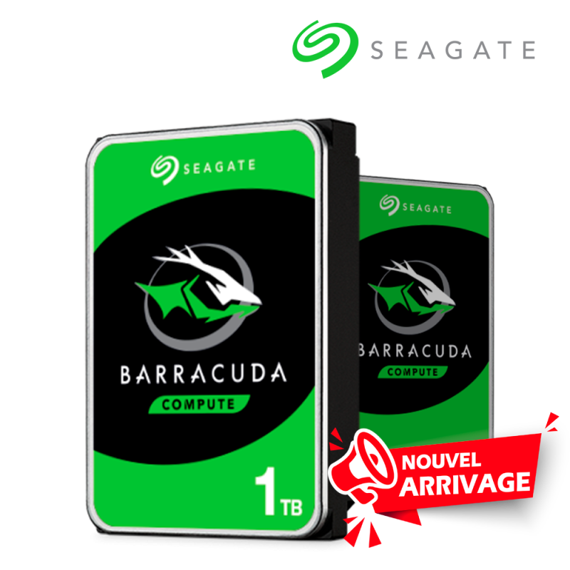 DISQUE DUR SEAGATE BARRACUDA 1T 3.5