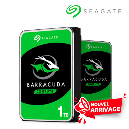 DISQUE DUR SEAGATE BARRACUDA 1T 3.5