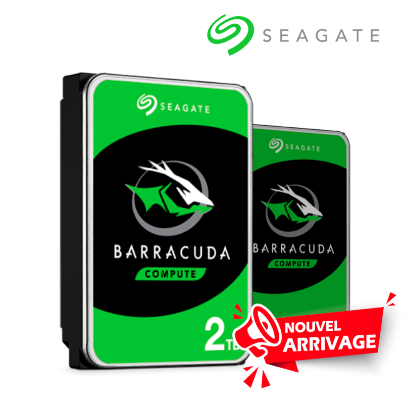 DISQUE DUR SEAGATE BARRACUDA 2T 3.5