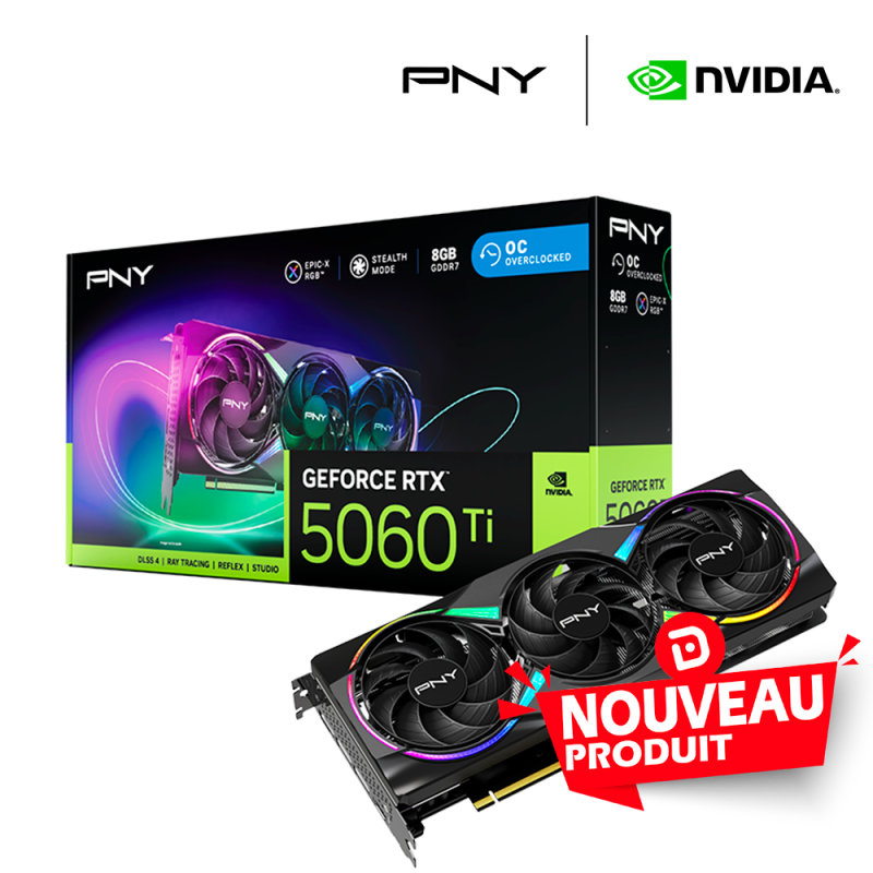 PNY GeForce RTX 5060 Ti 8GB Models