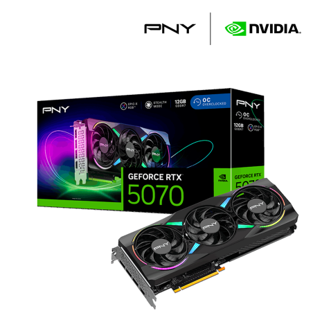 PNY GeForce RTX 5070 12G ARGB EPIC-X  Triple 