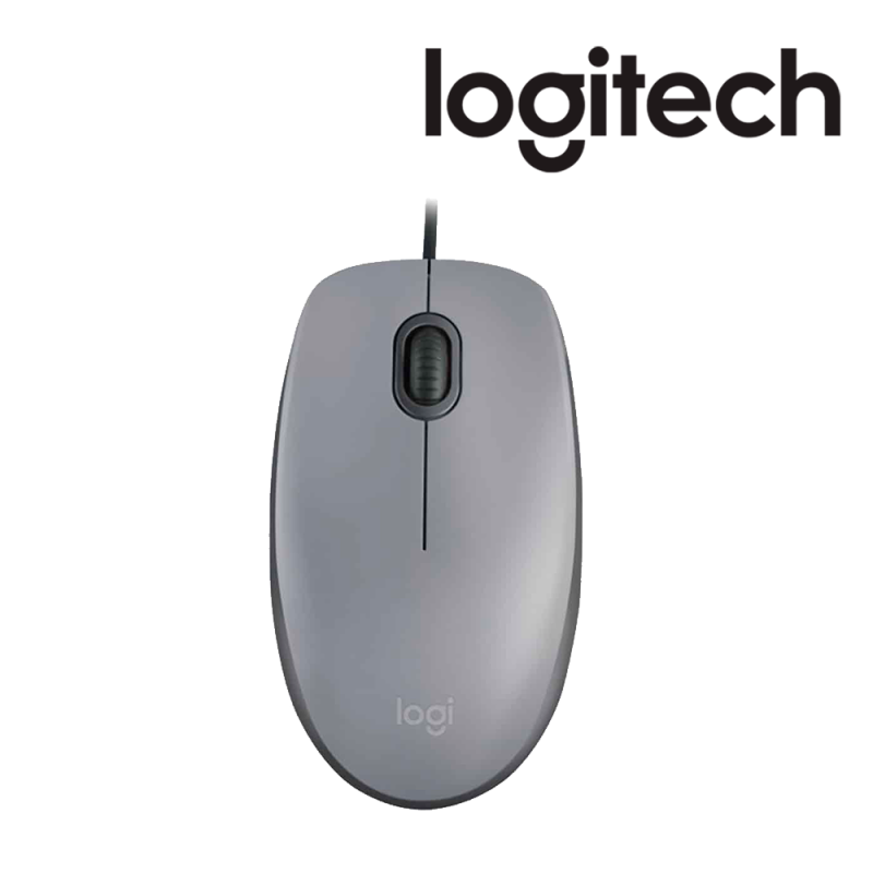 LOGITECH SOURIS M110 Silent - MID GRAY USB