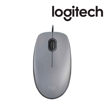 LOGITECH SOURIS M110 Silent - MID GRAY USB