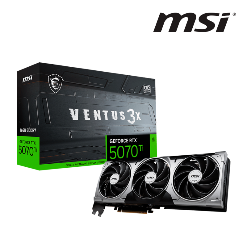 MSI GeForce RTX 5070 Ti 16G VENTUS 3X OC