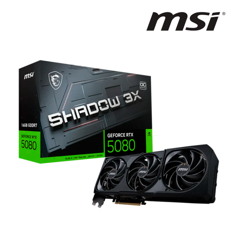 MSI GeForce RTX 5080 16G SHADOW 3X OC BULK