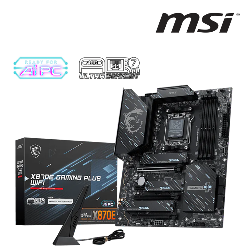 MSI CARTE MERE X870E GAMING PLUS WIFI
