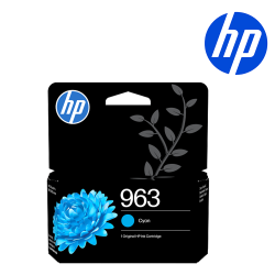 HP 963 Cyan Original Ink Cartridge