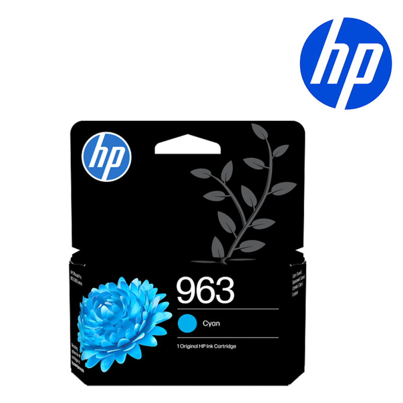 HP 963 Cyan Original Ink Cartridge