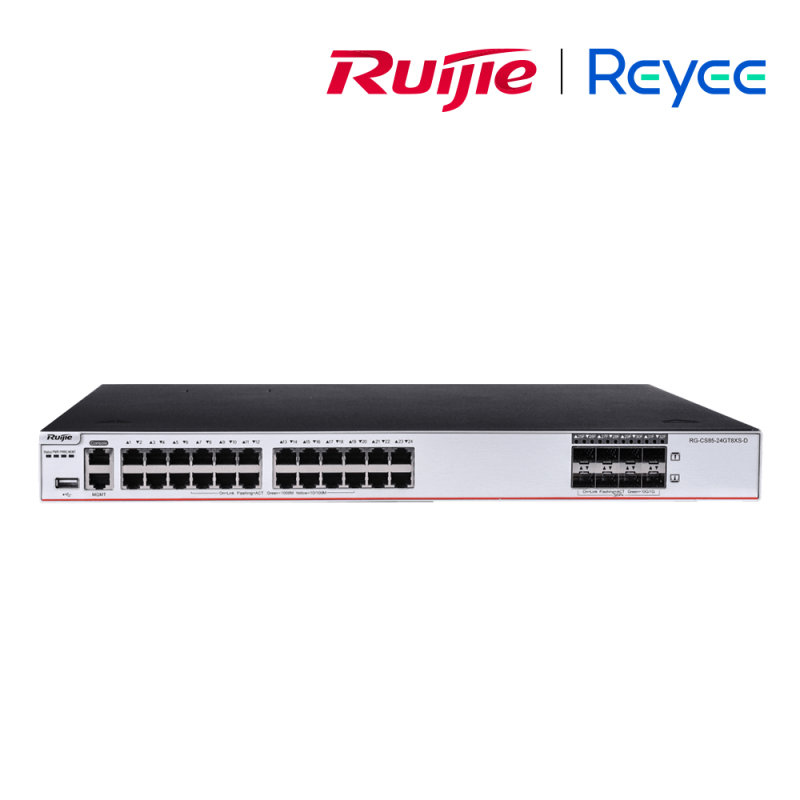Ruijie Switch 24 Ports RJ45 Gb  8 SFP  10GE    